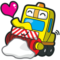 [LINEスタンプ] はたらくくるま
