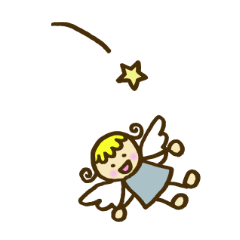 [LINEスタンプ] 幸せと癒しを運ぶ天使