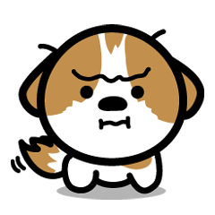 [LINEスタンプ] シーズー犬かぼちゃんの画像（メイン）