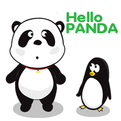 [LINEスタンプ] Hello PANDA 1