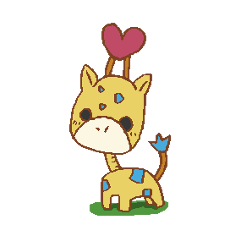[LINEスタンプ] キリンのキーくん