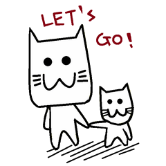 [LINEスタンプ] Foolish Cats
