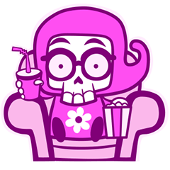 [LINEスタンプ] Clumsy Kawaii Reaper