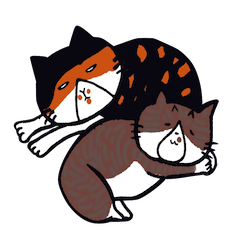 [LINEスタンプ] 厨ねんとミケやん