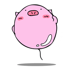 [LINEスタンプ] ぷかぷかぶた