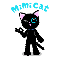 [LINEスタンプ] mimi cat No.1の画像（メイン）
