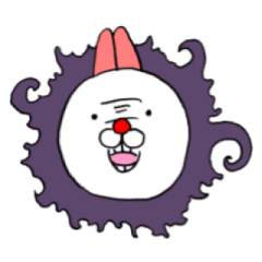 [LINEスタンプ] 出っ歯ウサギ「うさっぱ」