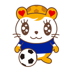 [LINEスタンプ] リスリン サッカー vol.1