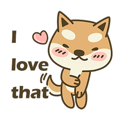[LINEスタンプ] Shiba Inu(Shiba-Dog) Little Butt(cute)の画像（メイン）