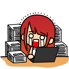 [LINEスタンプ] I just work with pretty low salaryの画像（メイン）