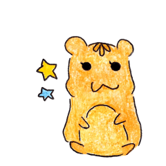 [LINEスタンプ] ハムスター。