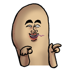 [LINEスタンプ] その件なンだがよォ、こいつでどうだァ？