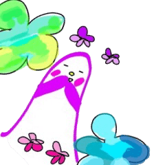 [LINEスタンプ] 液体ぶどう君