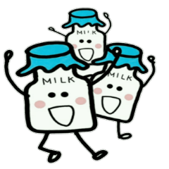 [LINEスタンプ] ミルクくん 2
