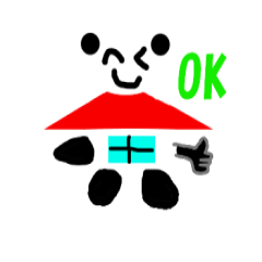 [LINEスタンプ] たてものパンダ