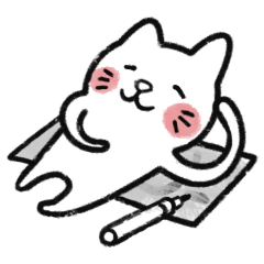 [LINEスタンプ] UglyCat with board Part2