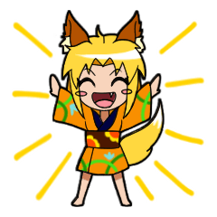 [LINEスタンプ] キツネのリンちゃん。の画像（メイン）