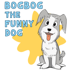 [LINEスタンプ] BogBog the Funny Dog