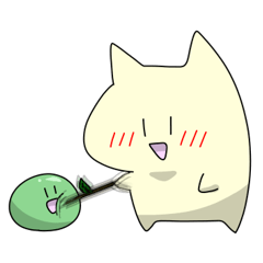 [LINEスタンプ] もっちねこ