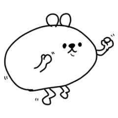 [LINEスタンプ] ちょっとウザイうさぽ