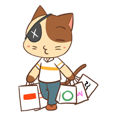 [LINEスタンプ] Maggie with Shopping