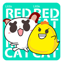 [LINEスタンプ] Little RED cat ver2の画像（メイン）