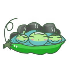 [LINEスタンプ] Pea brothers