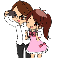 [LINEスタンプ] Shawn ＆ Tasha