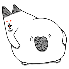 [LINEスタンプ] Fatty in the house