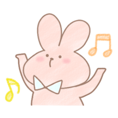 [LINEスタンプ] パステルうさたん