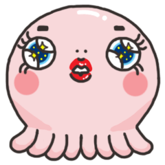 [LINEスタンプ] An Octopus not a Jellyfish