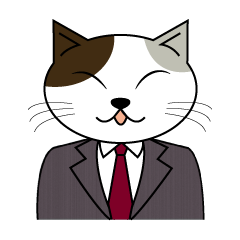 [LINEスタンプ] 三毛猫のビジネス会話スタンプ