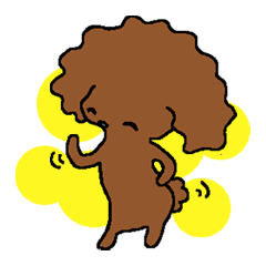 [LINEスタンプ] 関西トイプーあずきちゃん2