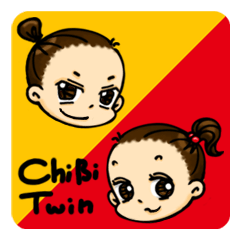 [LINEスタンプ] ChiBi Twinの画像（メイン）