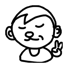 [LINEスタンプ] monkey boss