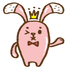 [LINEスタンプ] lovely  rabbit candy