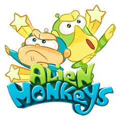 [LINEスタンプ] Alien Monkeys