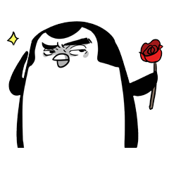 [LINEスタンプ] I'm a penguin (EN)