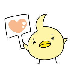 [LINEスタンプ] ゆるーいひよこ
