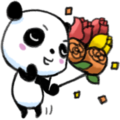 [LINEスタンプ] Panda-B ＆ Takenoko