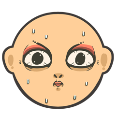 [LINEスタンプ] 40 Silly Faces