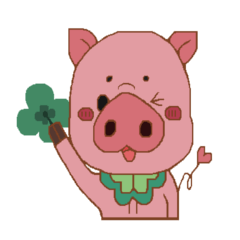[LINEスタンプ] 豚のブーデン公
