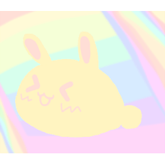 [LINEスタンプ] Pink rabbit pudding