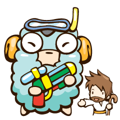 [LINEスタンプ] Little Lamb ＆ the Shepherd #4