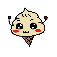 [LINEスタンプ] oh my ice cream