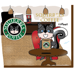 [LINEスタンプ] Louise, The Squirrel (Mike's friend)