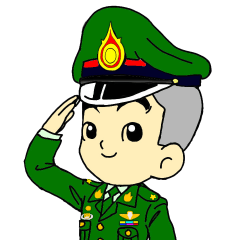 [LINEスタンプ] HAPPY SOLDIER (ENGLISH VERSION)