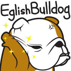 [LINEスタンプ] English Bulldogイングリッシュ ブルドッグ