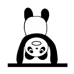 [LINEスタンプ] 幸せをよぶパンダ