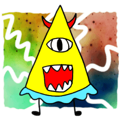[LINEスタンプ] The eyes of the galaxy.2015